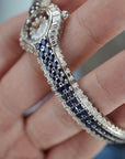 Piaget White Gold Diamond & Sapphire Watch Ref. 40030