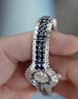 Piaget White Gold Diamond & Sapphire Watch Ref. 40030