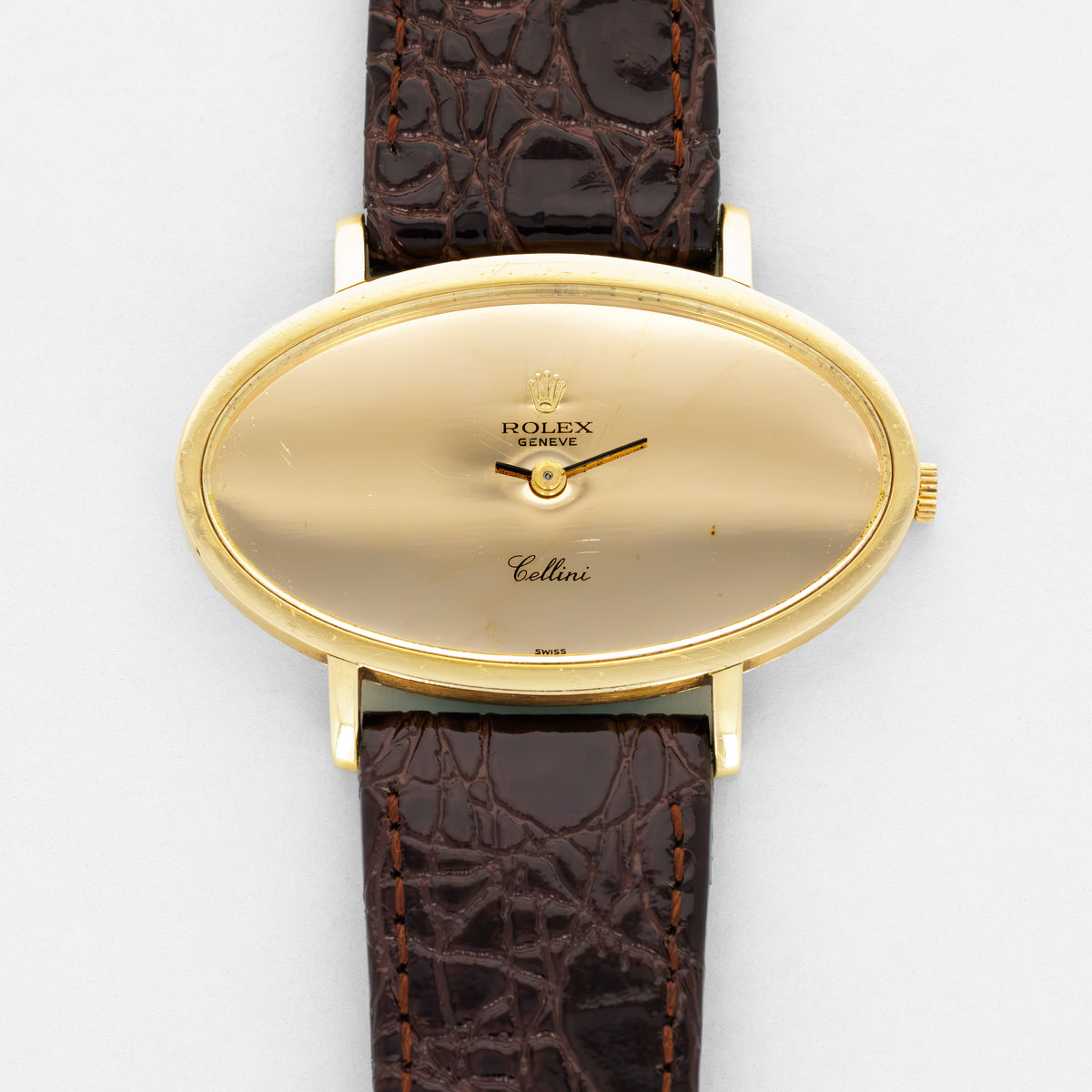 Rolex Yellow Gold Cellini Oval Watch