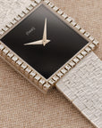 Piaget White Gold Onyx Diamond Watch Ref. 9126A6