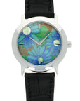 Patek Philippe White Gold Flower Handcraft Ref. 5075