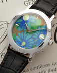 Patek Philippe White Gold Flower Handcraft Ref. 5075