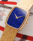 Piaget Yellow Gold and Lapis Watch