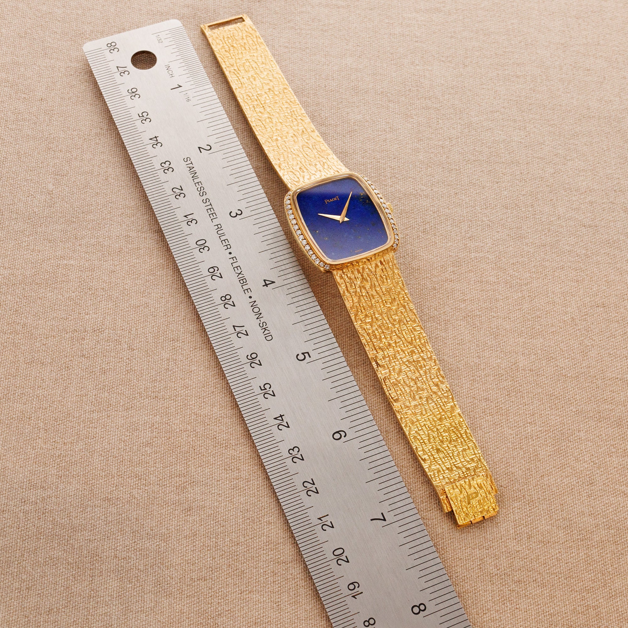 Piaget Yellow Gold and Lapis Watch