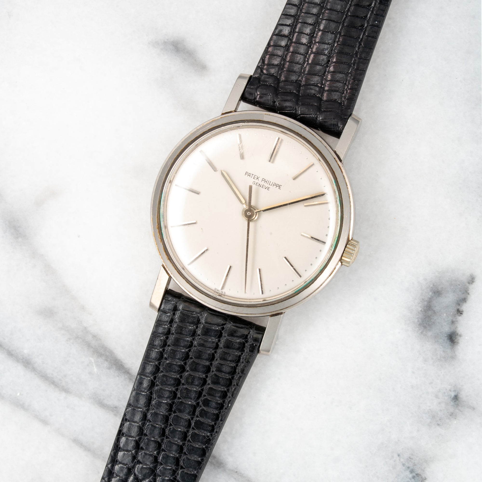 Patek Philippe White Gold Calatrava Ref. 3423 (New Arrival)