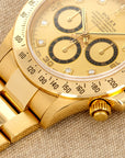 Rolex - Rolex Yellow Gold Zenith Daytona Ref. 16528 with Champagne Diamond Dial - The Keystone Watches
