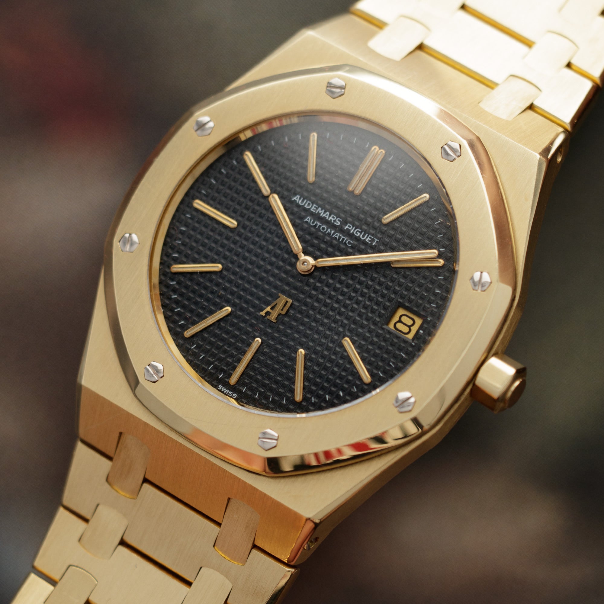 Audemars Piguet Yellow Gold Royal Oak First Series Jumbo Watch Ref. 5402