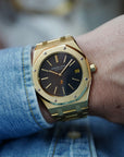 Audemars Piguet Yellow Gold Royal Oak First Series Jumbo Watch Ref. 5402