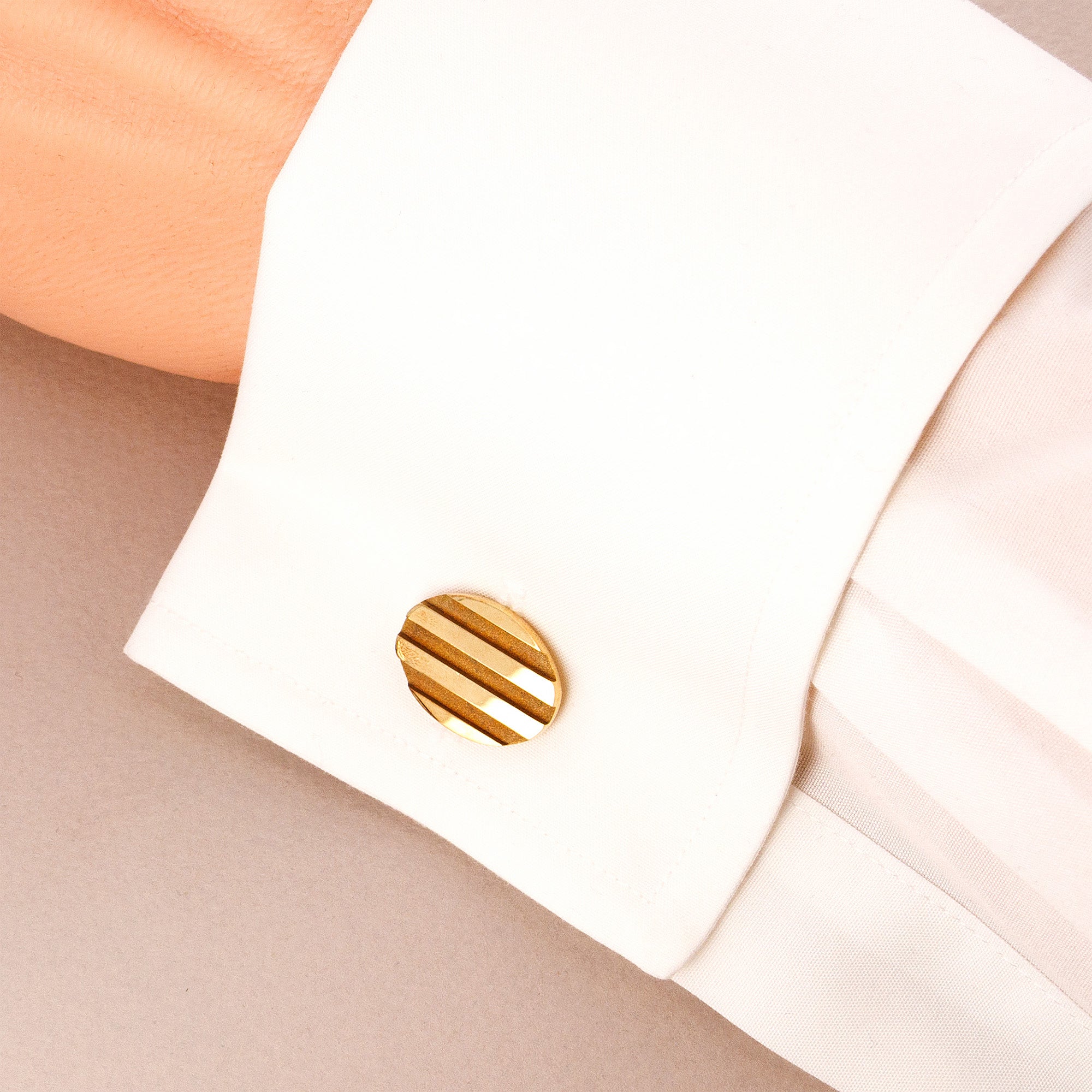 Tiffany & Co. - Tiffany & Co. Yellow Gold Cufflinks (Objet) - The Keystone Watches