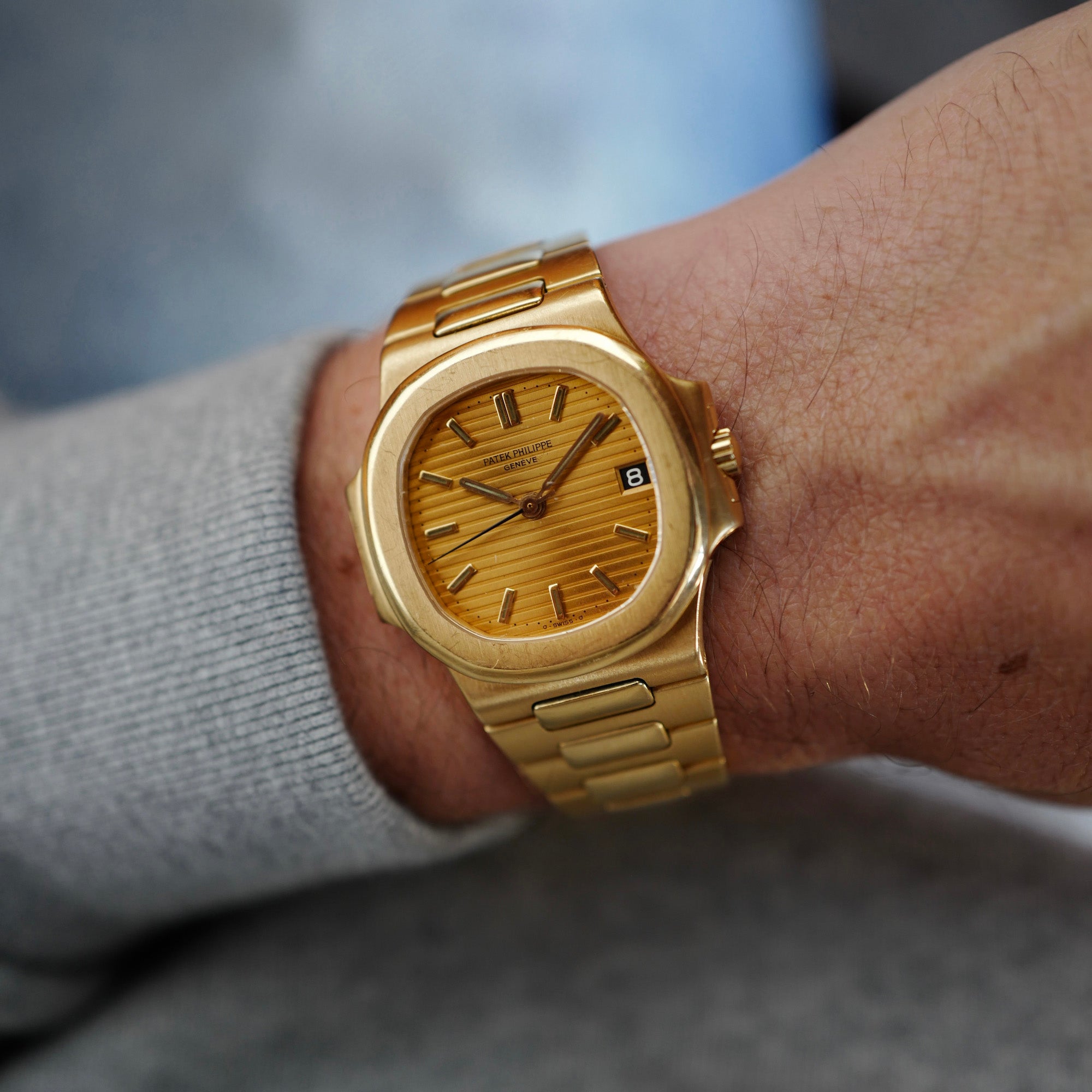 Patek Philippe - Patek Philippe Yellow Gold Nautilus Watch Ref. 3800 - The Keystone Watches