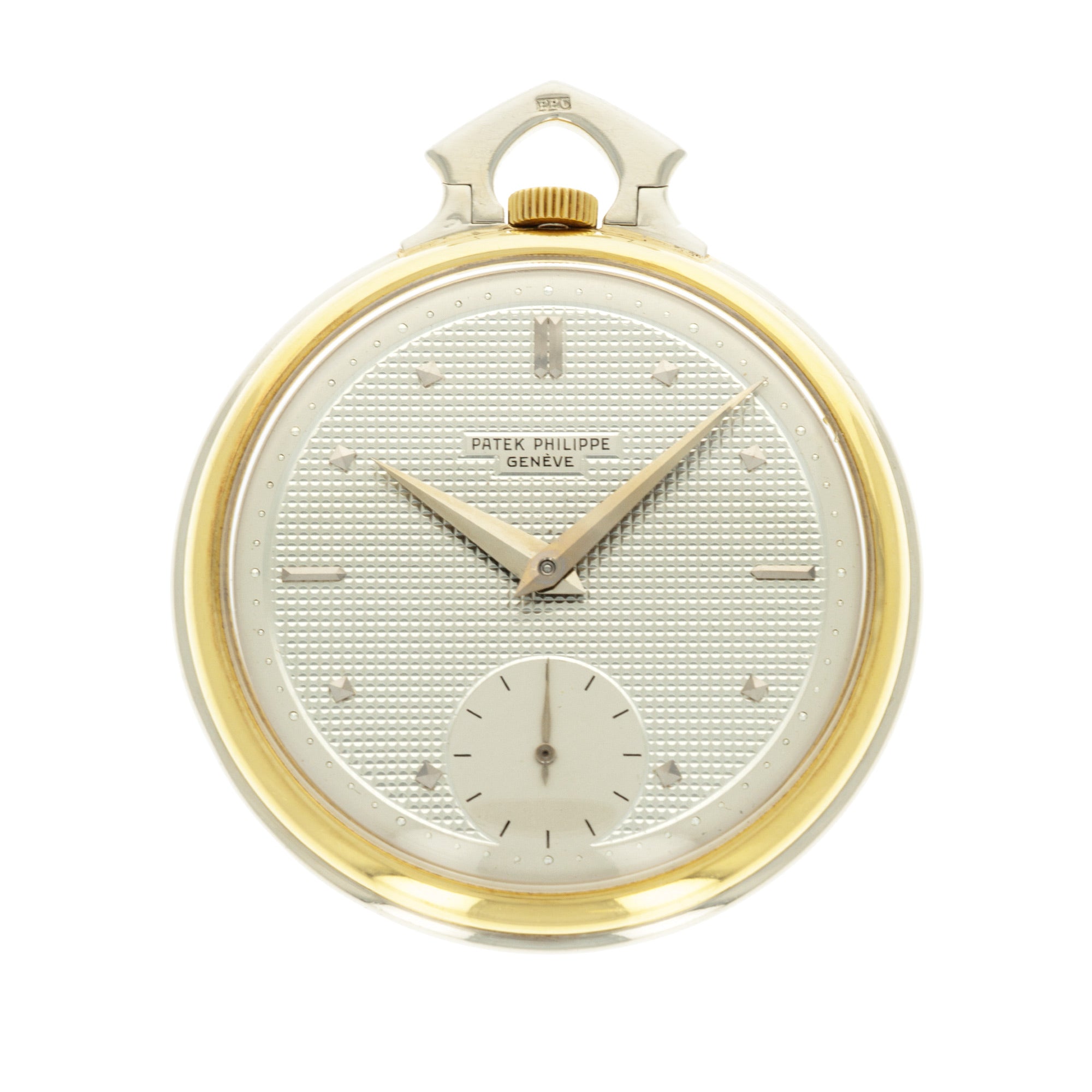 Patek Philippe - Patek Philippe White &amp; Yellow Gold Pocket Watch - The Keystone Watches