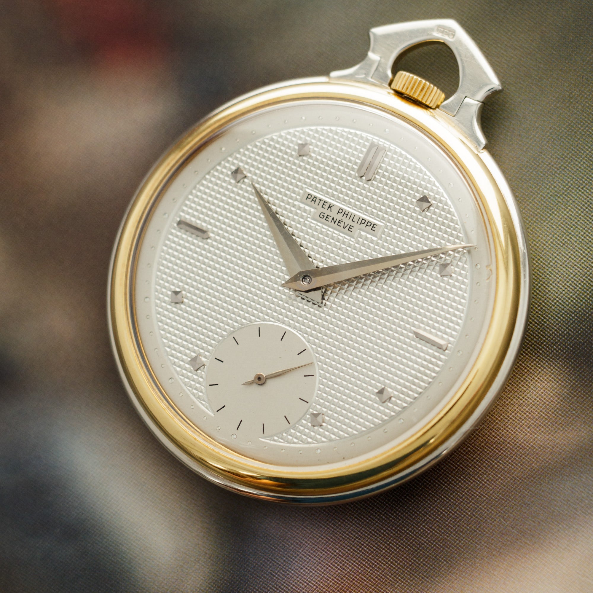 Patek Philippe - Patek Philippe White & Yellow Gold Pocket Watch - The Keystone Watches