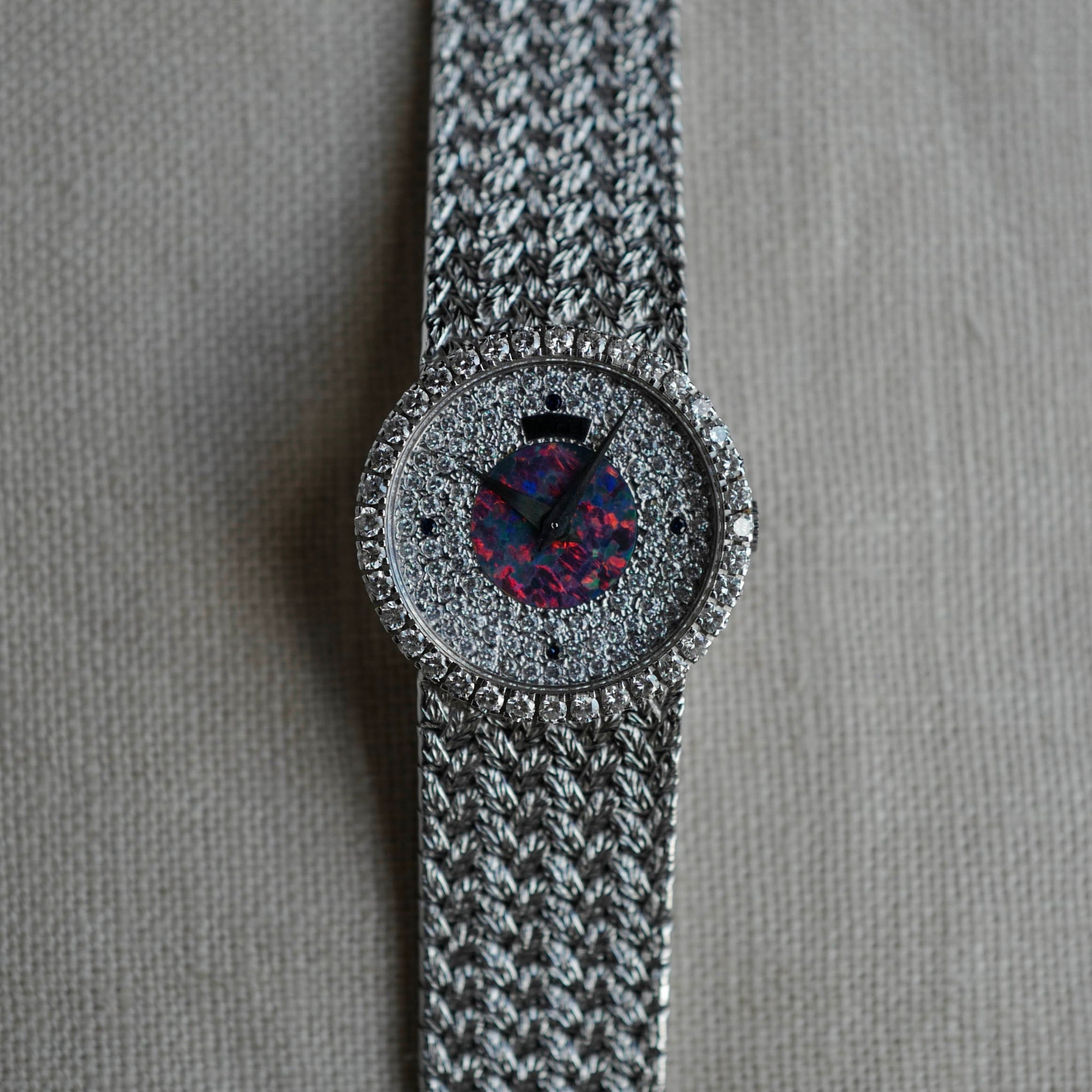 Piaget - Piaget White Gold Diamond Opal Watch Ref. 9706 - The Keystone Watches
