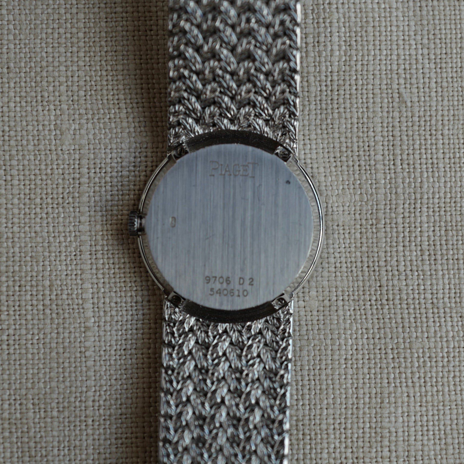 Piaget - Piaget White Gold Diamond Opal Watch Ref. 9706 - The Keystone Watches