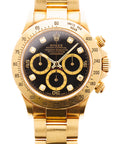 Rolex Yellow Gold Daytona Zenith Watch Ref. 16528 with Inverted Six Dial