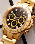 Rolex Yellow Gold Daytona Zenith Watch Ref. 16528 with Inverted Six Dial