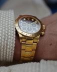 Rolex Yellow Gold Daytona Zenith Watch Ref. 16528 with Inverted Six Dial