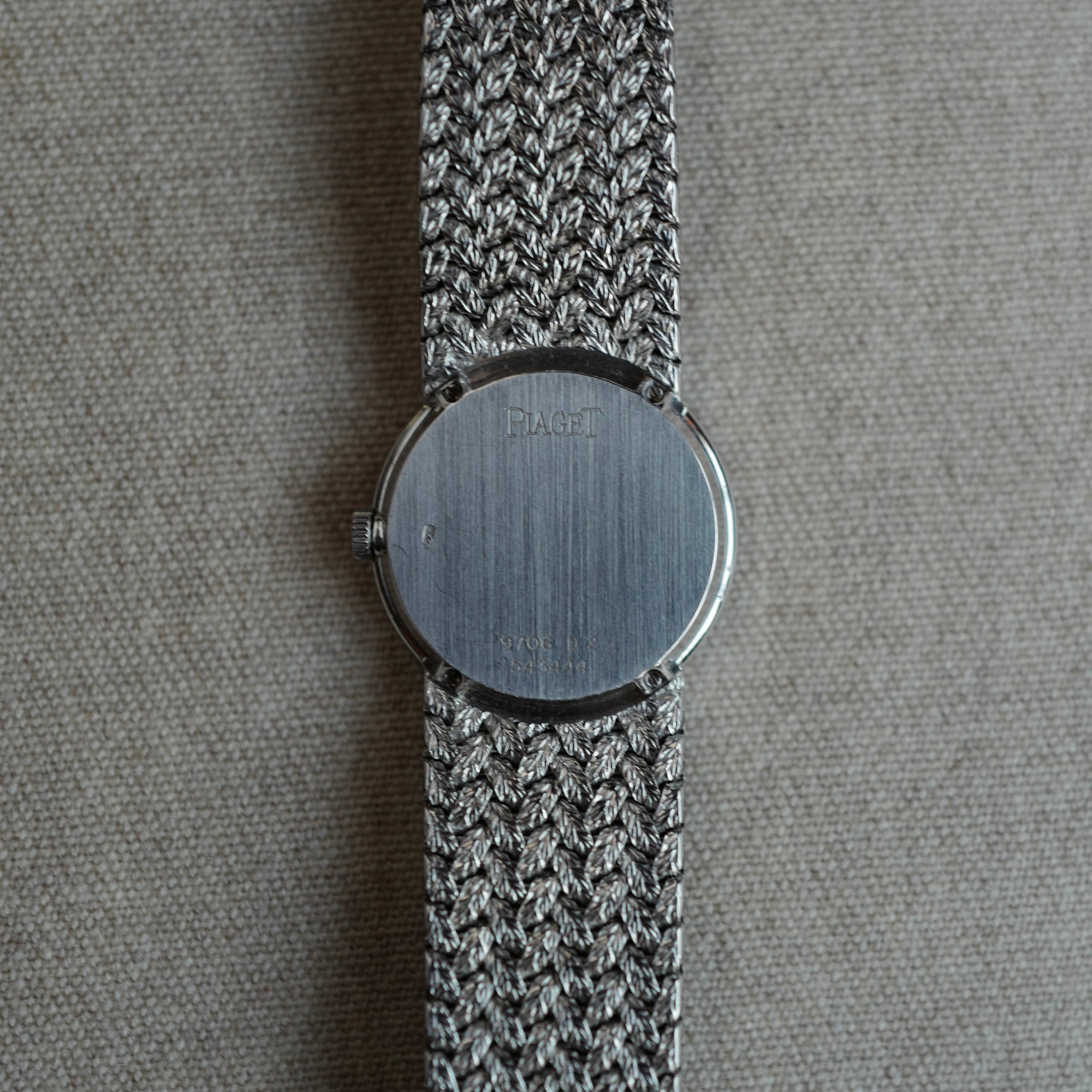 Piaget White Gold Diamond Opal Watch Ref. 9706D2