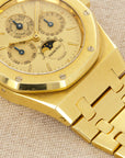 Audemars Piguet Yellow Gold Royal Oak Quantieme Calendar Ref. 25800