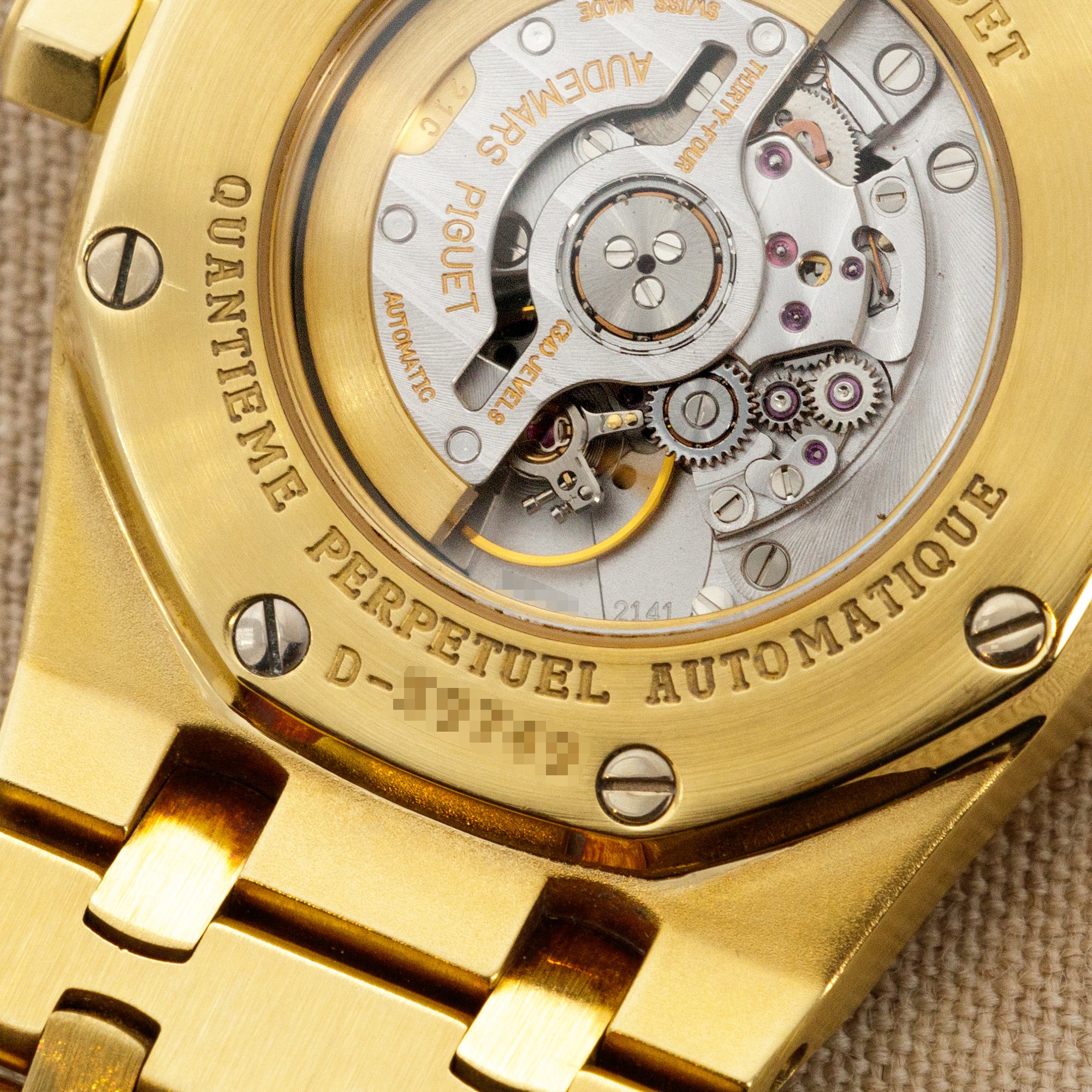 Audemars Piguet Yellow Gold Royal Oak Quantieme Calendar Ref. 25800