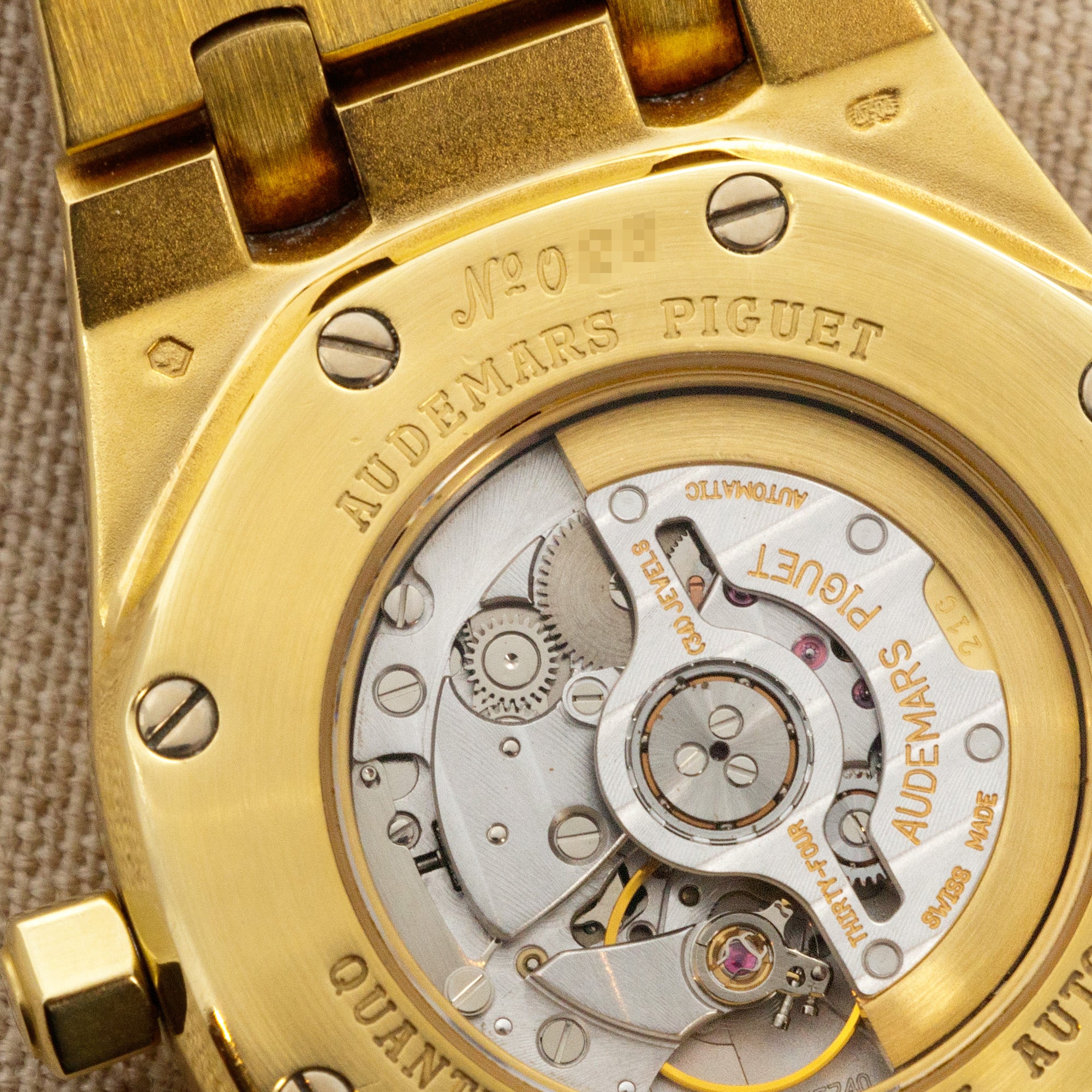 Audemars Piguet Yellow Gold Royal Oak Quantieme Calendar Ref. 25800