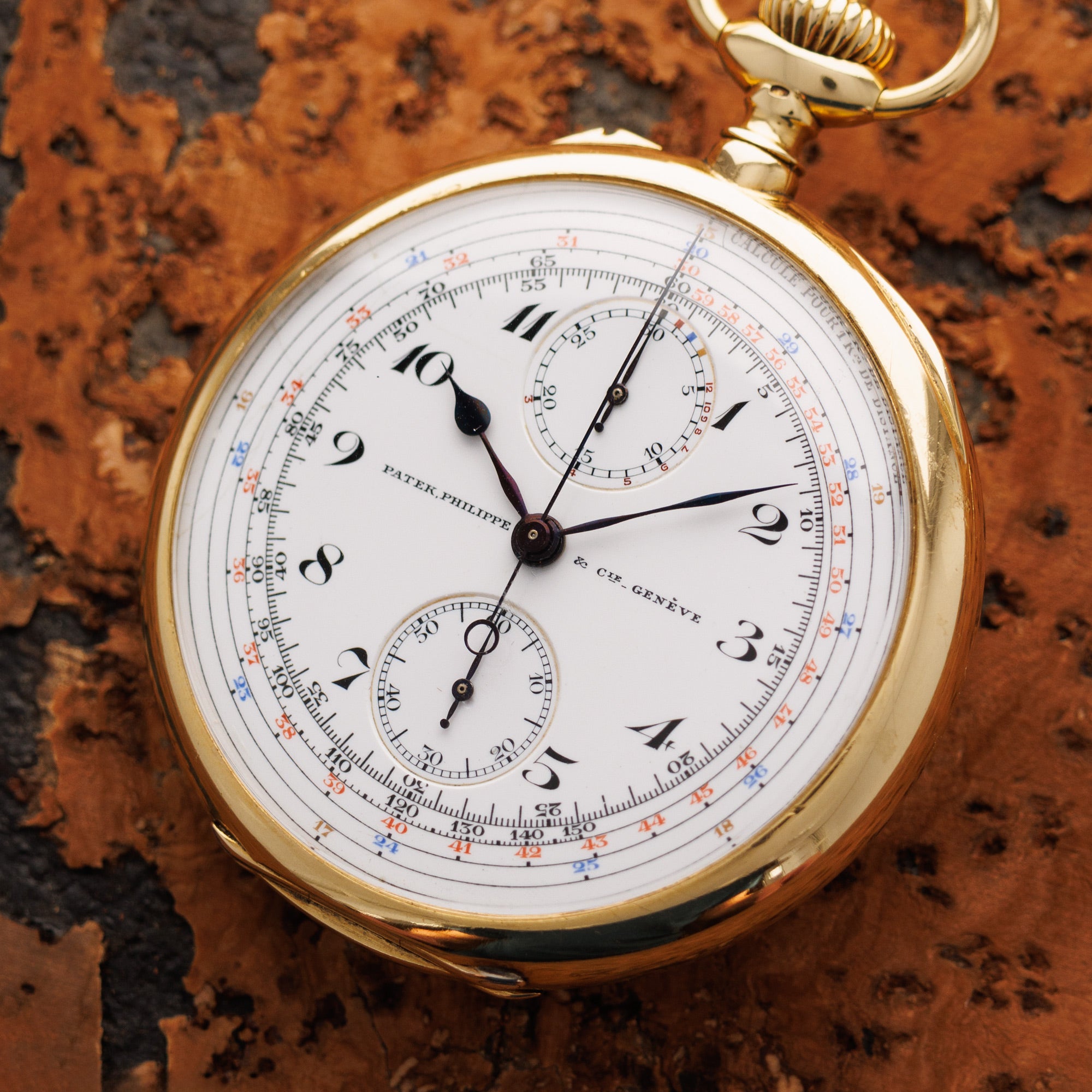 Patek Philippe Yellow Gold Chronograph Pocket Watch