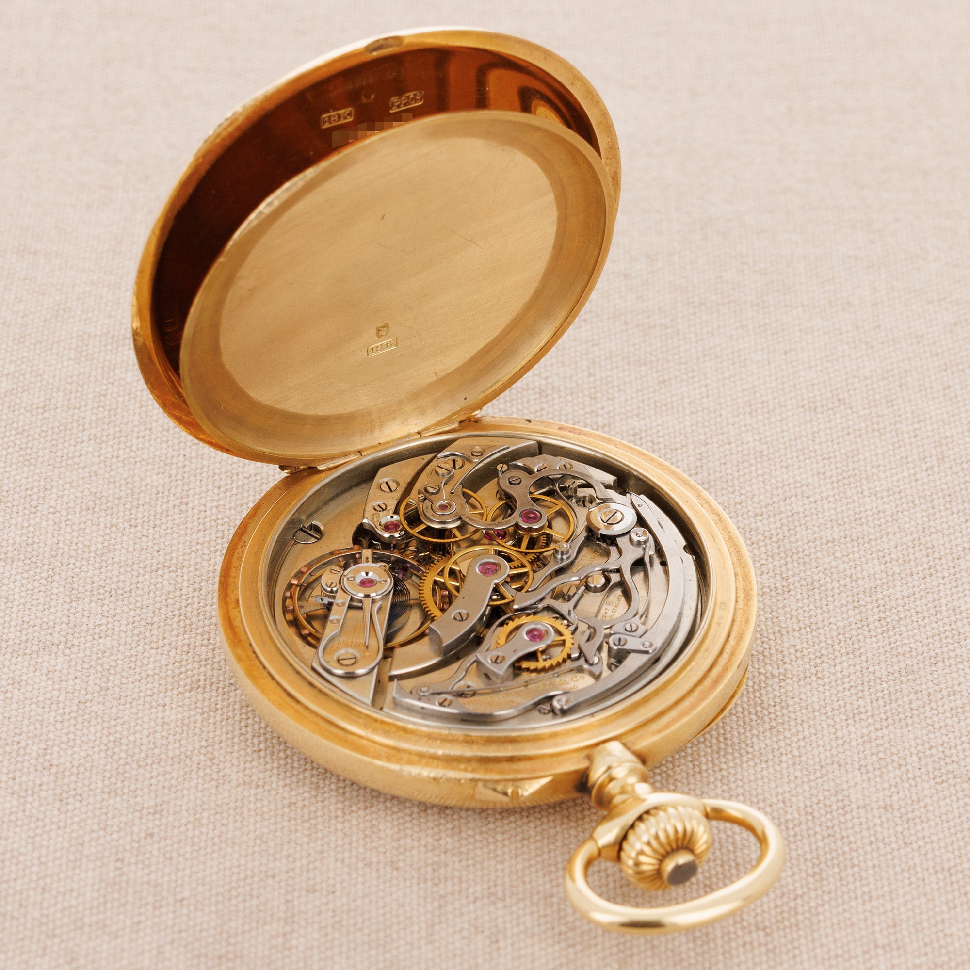 Patek Philippe Yellow Gold Chronograph Pocket Watch