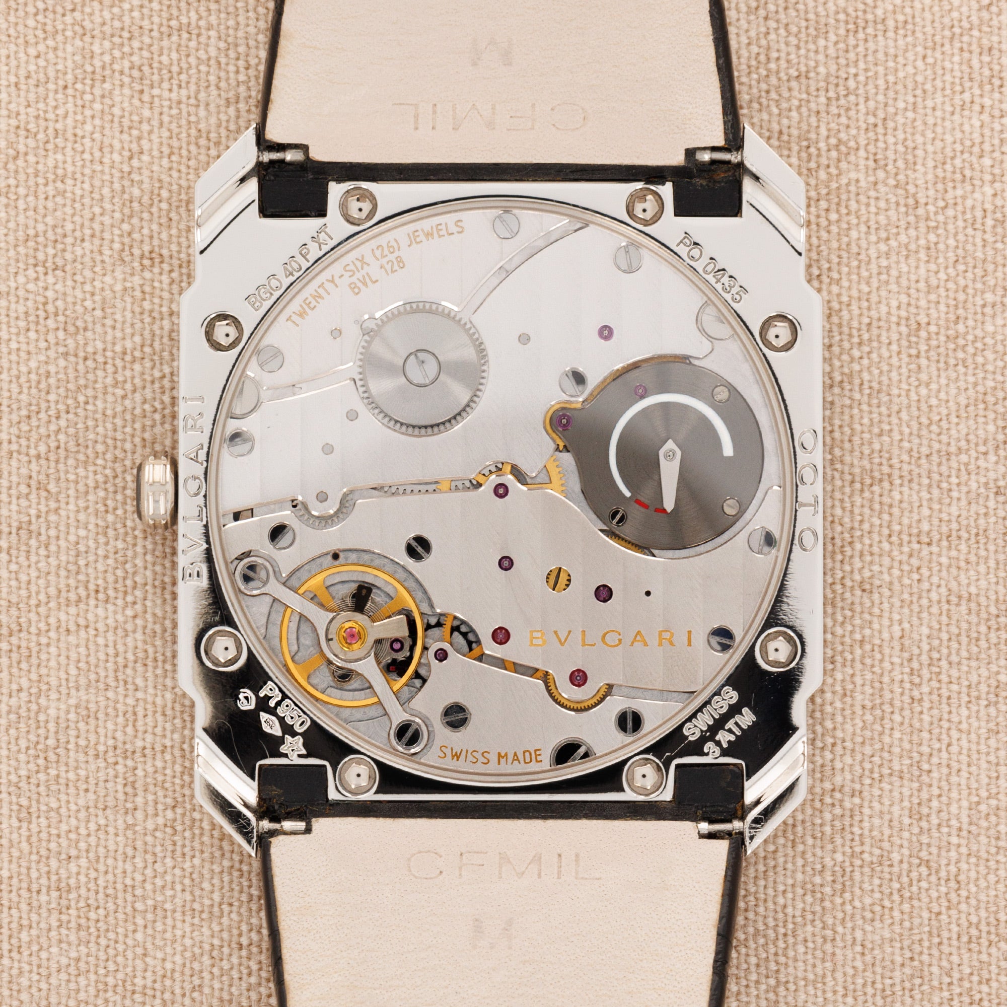 Bulgari - Bulgari Platinum Octo Finissimo Ref. BGO40PXT - The Keystone Watches