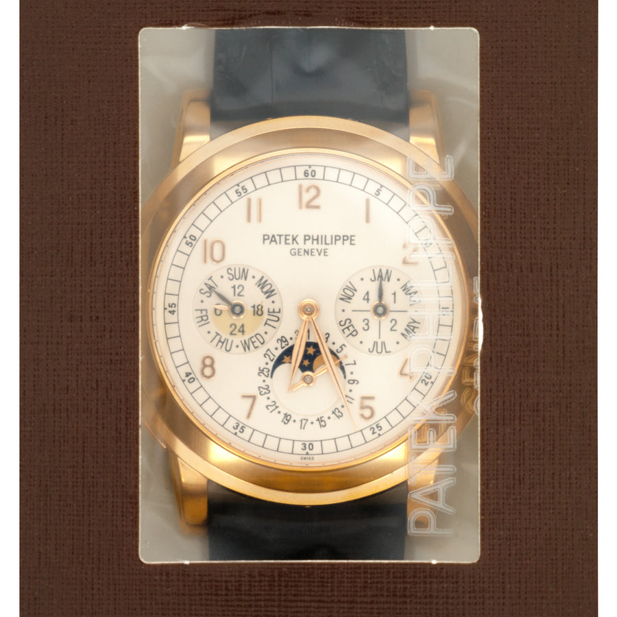 Patek Philippe Rose Gold Perpetual Minute Repeater Watch Ref. 5074, Double Sealed