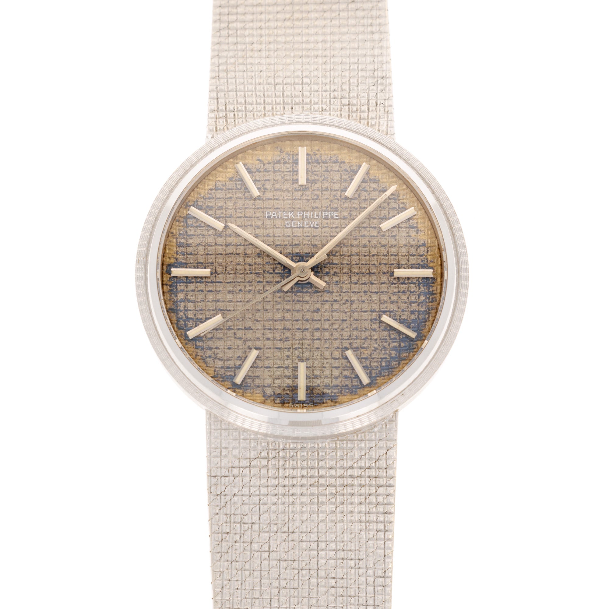 Patek Philippe - Patek Philippe White Gold Backwind Calatrava Ref. 3563 with Original Warranty - The Keystone Watches