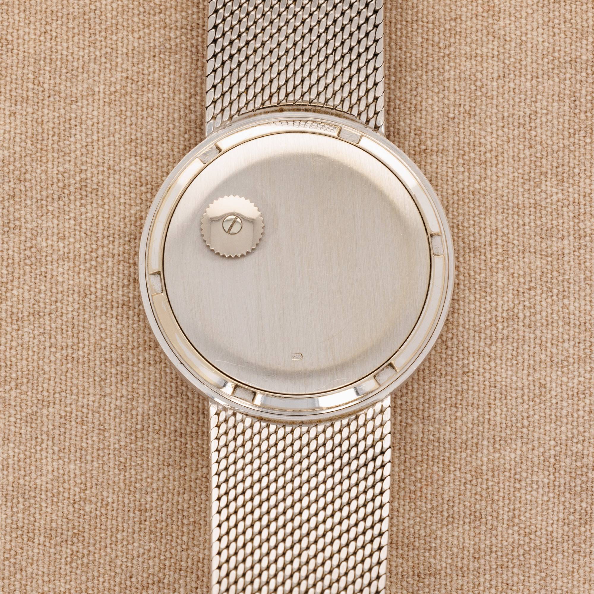 Patek Philippe - Patek Philippe White Gold Backwind Calatrava Ref. 3563 with Original Warranty - The Keystone Watches