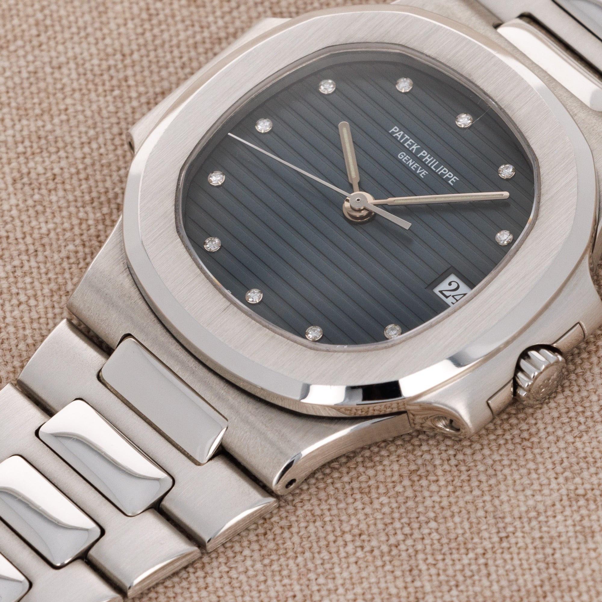 Patek Philippe Platinum Nautilus Watch Ref. 3800