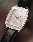 Audemars Piguet White Gold Vintage Pave Diamond Watch