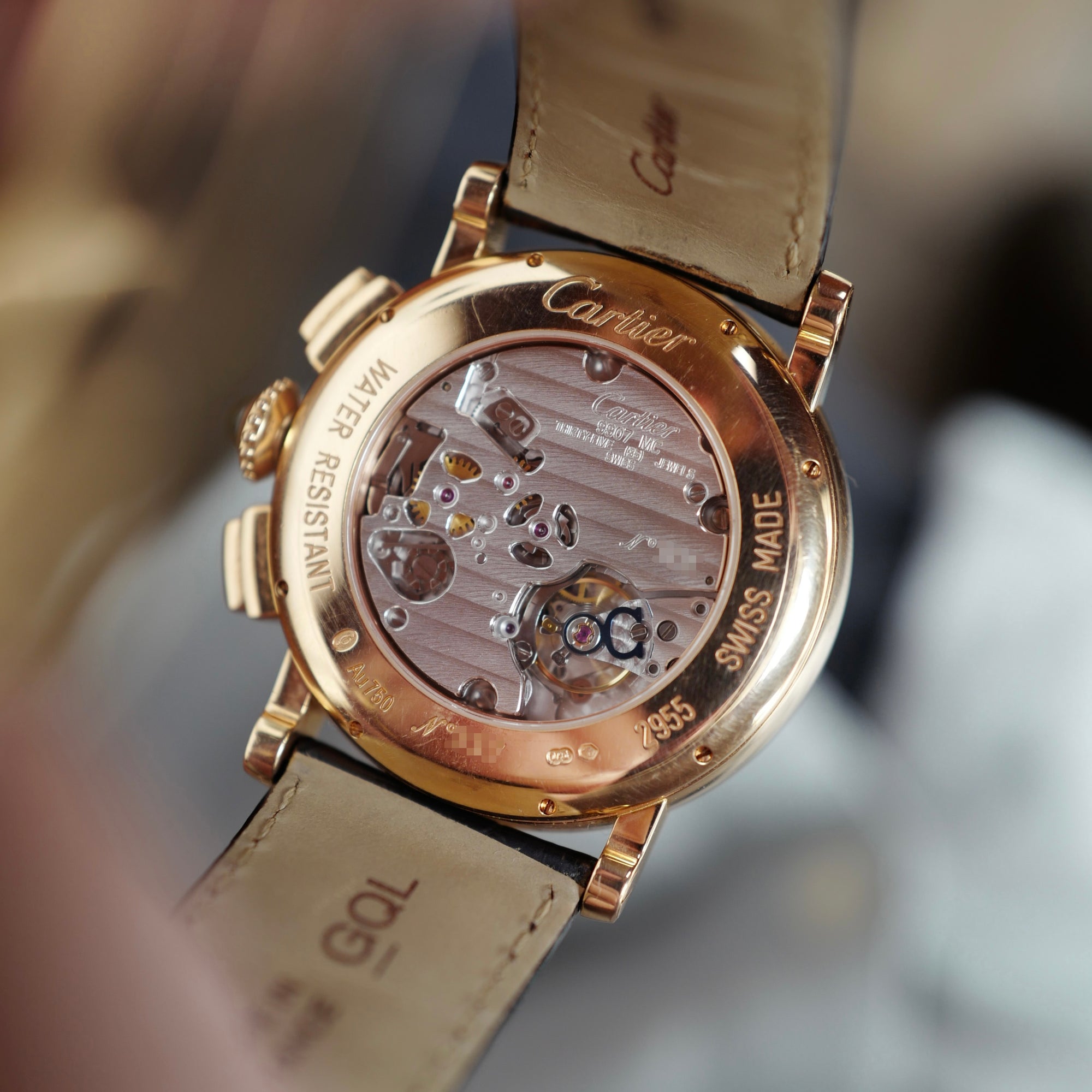 Cartier - Cartier Rose Gold Rotonde Chronograph Ref. 2955 (New Arrival) - The Keystone Watches