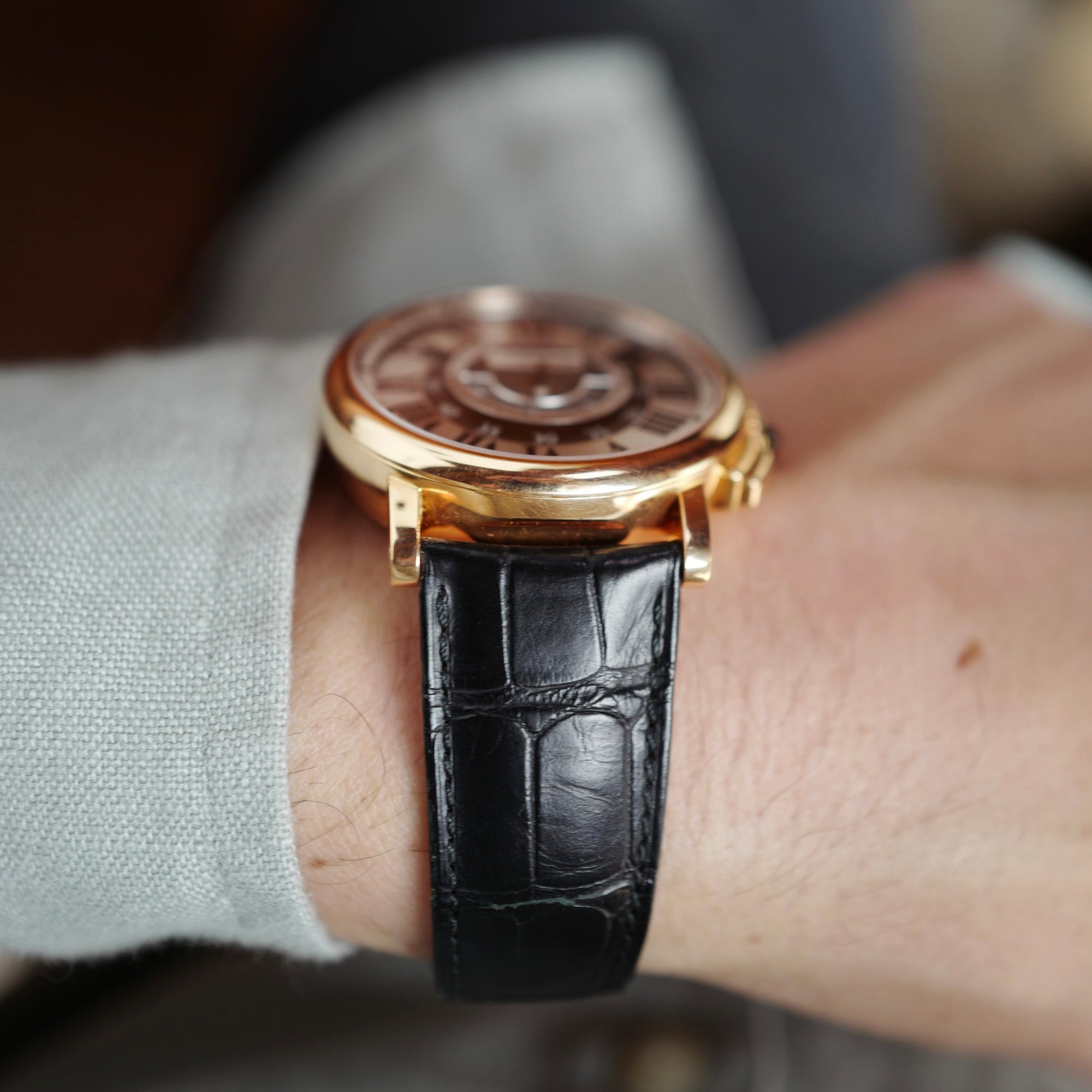 Cartier Rose Gold Rotonde Chronograph Ref. 2955 (New Arrival)