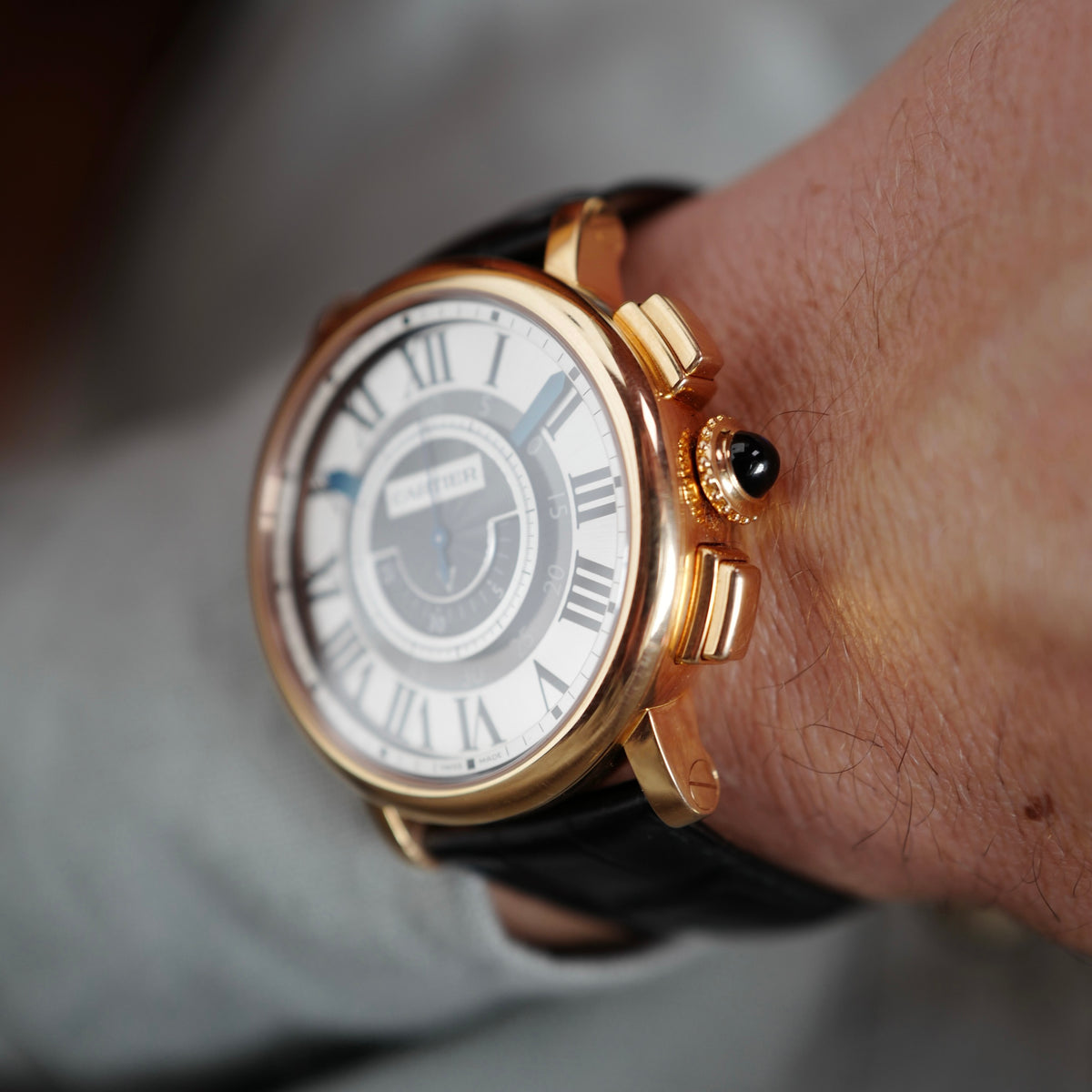 Cartier Rose Gold Rotonde Chronograph Ref. 2955