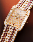 Patek Philippe Yellow Gold Diamond & Ruby Watch Ref. 3968