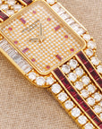 Patek Philippe Yellow Gold Diamond & Ruby Watch Ref. 3968