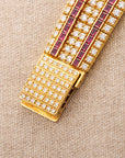 Patek Philippe Yellow Gold Diamond & Ruby Watch Ref. 3968