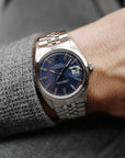 Rolex Datejust Ref. 1600 with Blue Dial