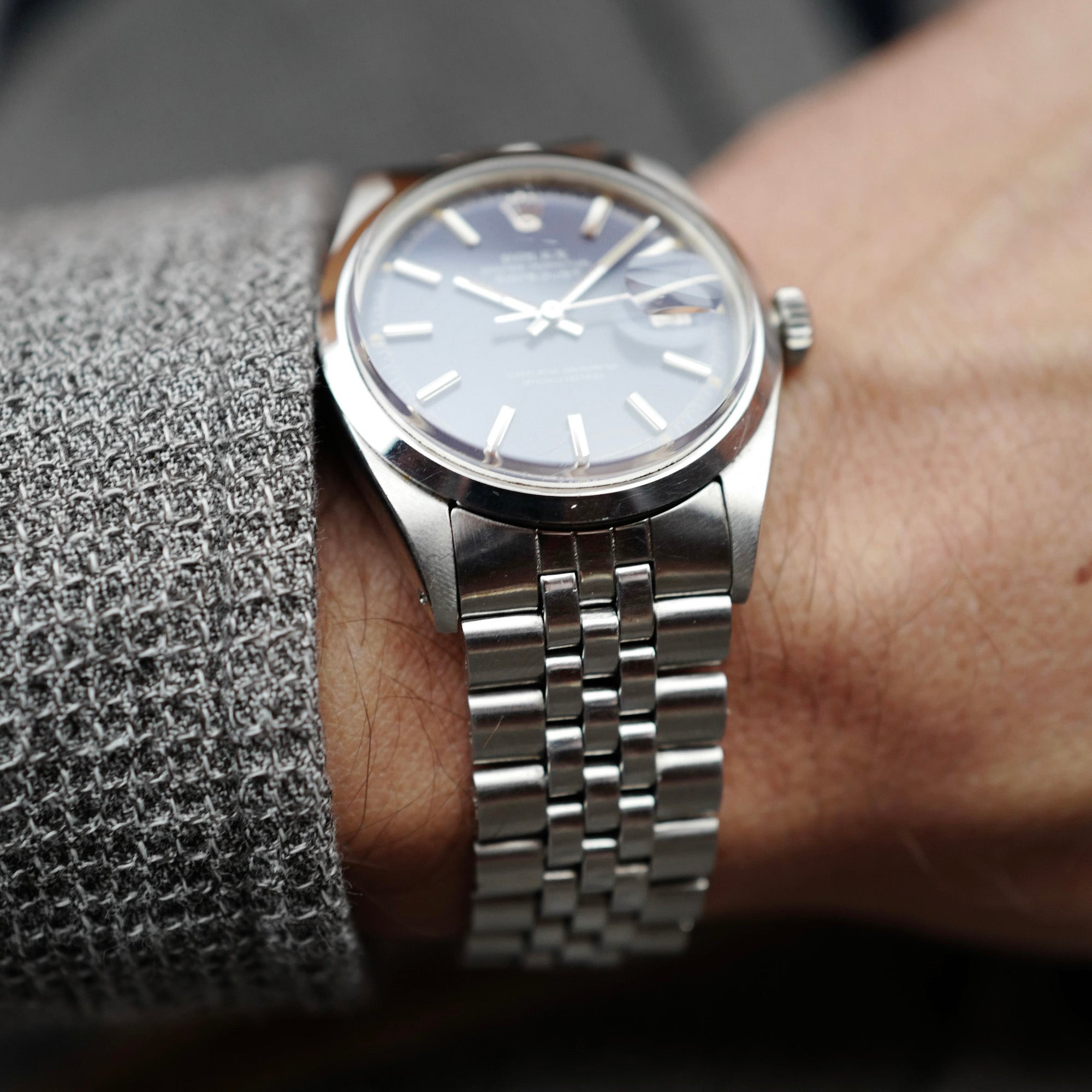 Rolex Datejust Ref. 1600 with Blue Dial