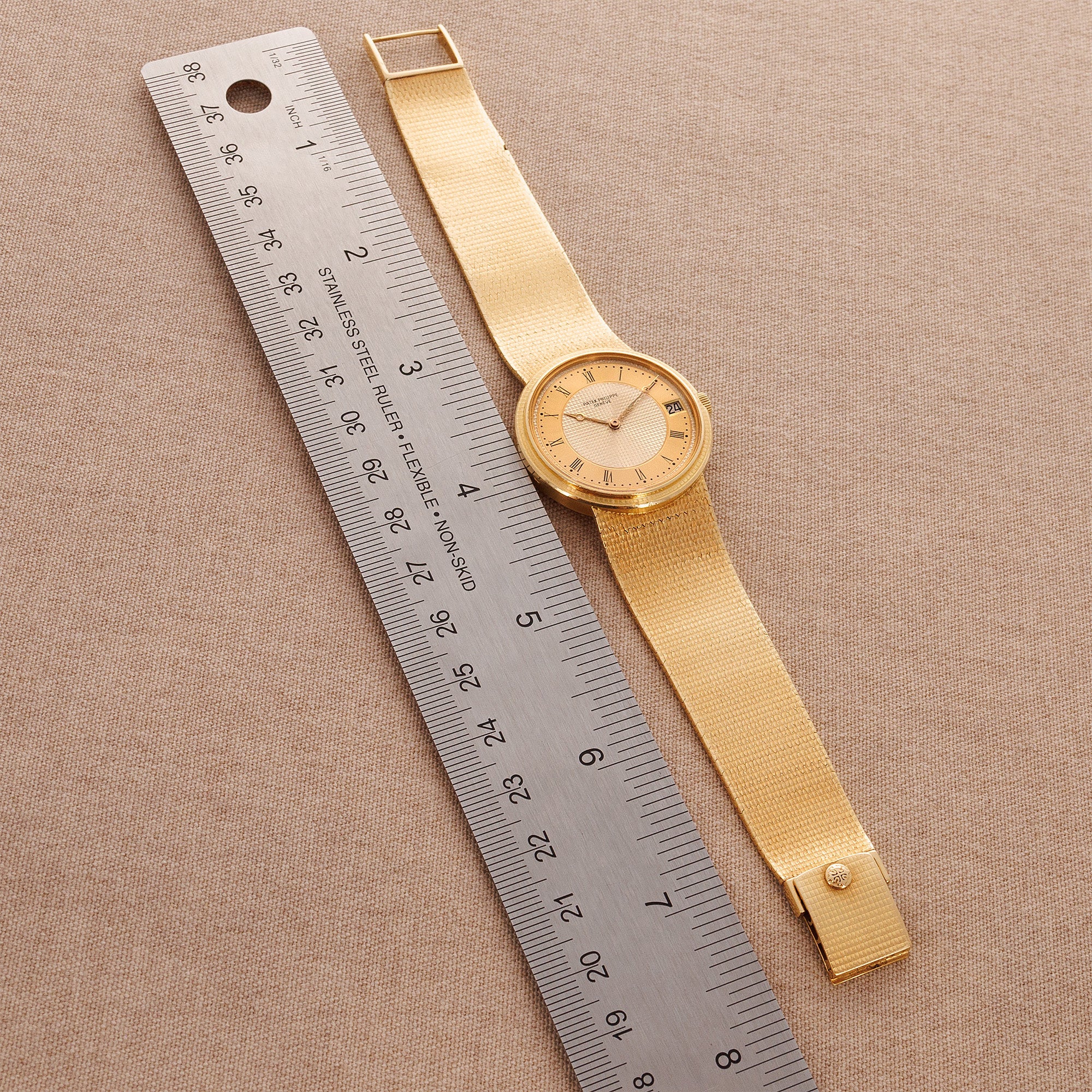 Patek Philippe - Patek Philippe Yellow Gold Automatic Watch Ref. 3801 - The Keystone Watches