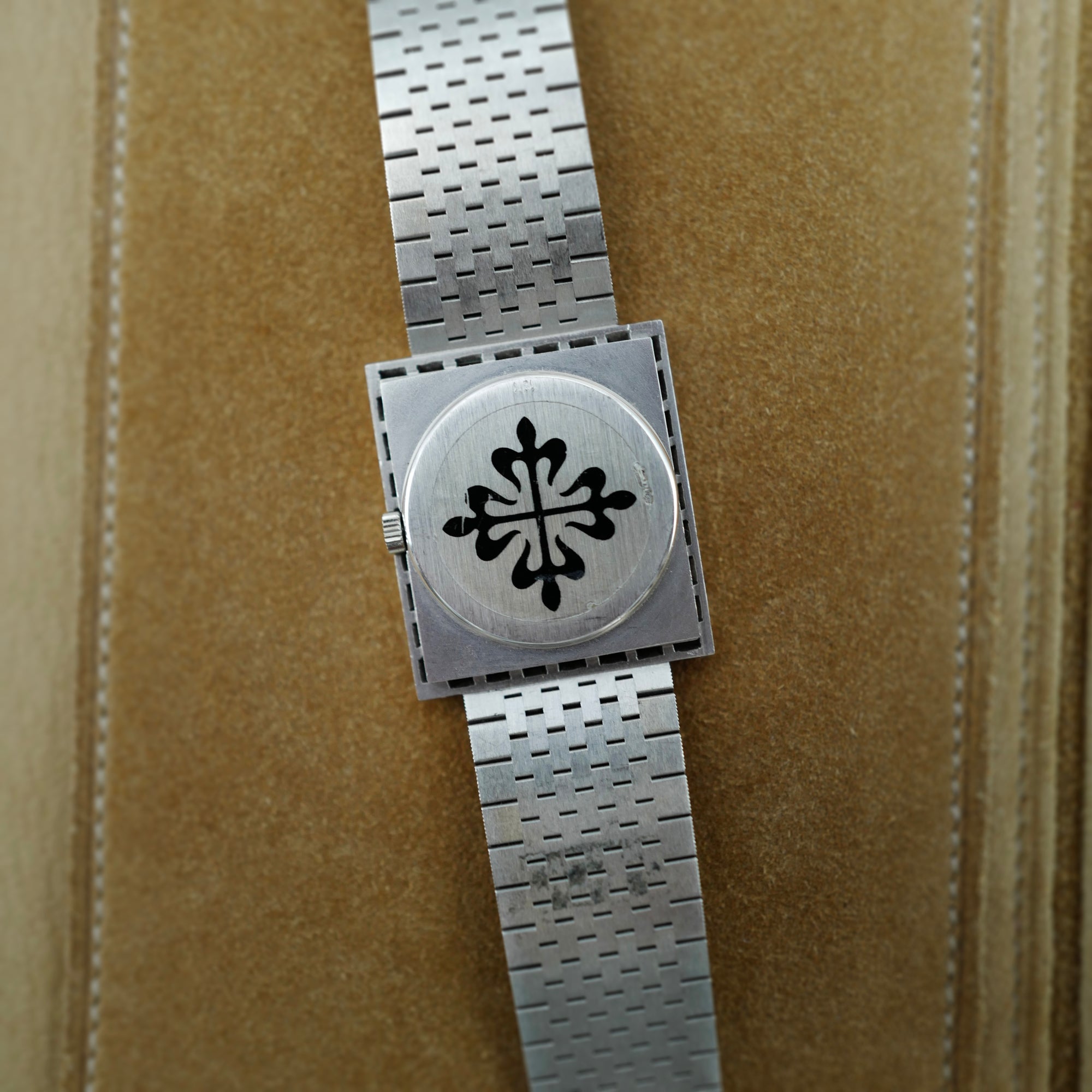 Patek Philippe White Gold Baguette Diamond Watch Ref. 3540 (New Arrival)