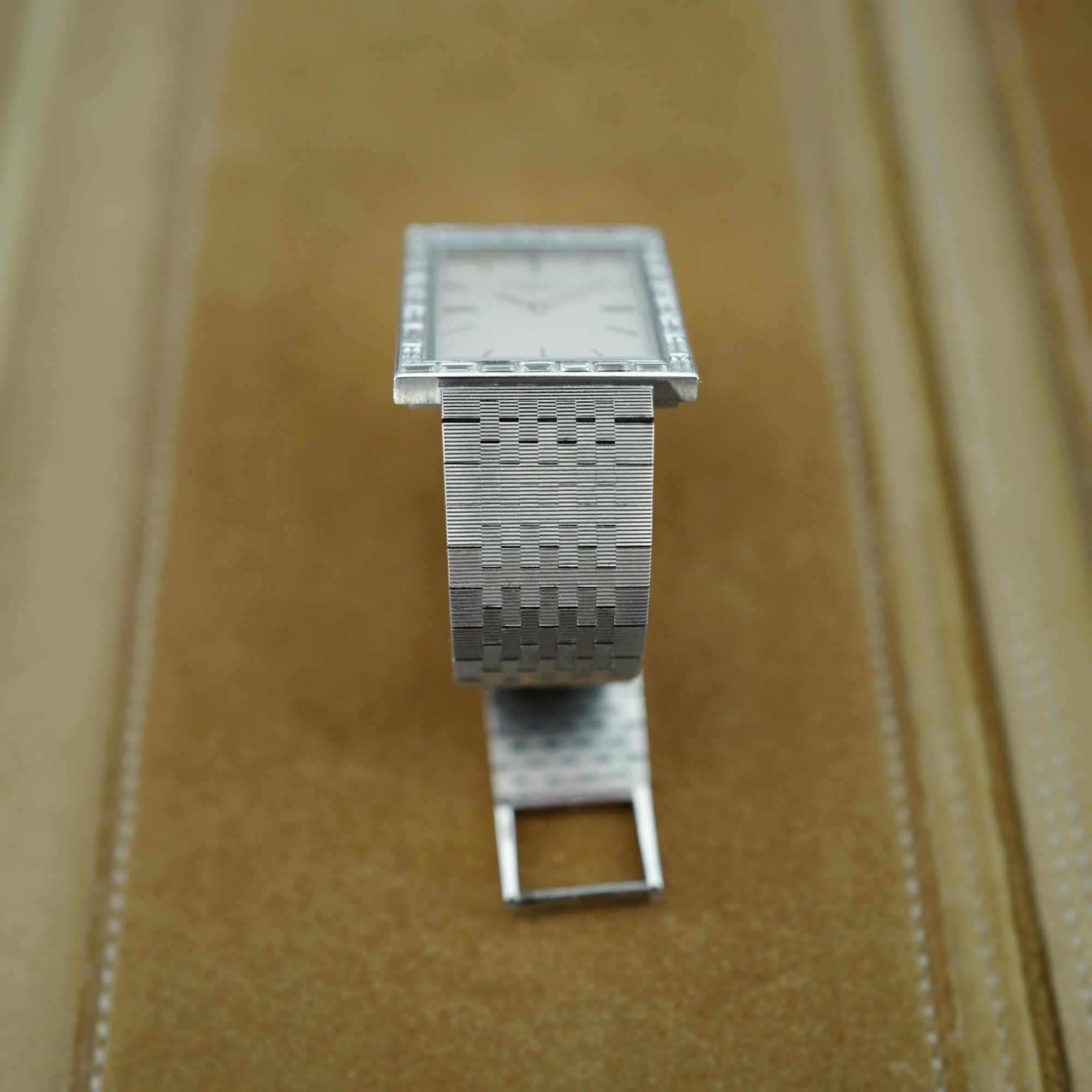Patek Philippe White Gold Baguette Diamond Watch Ref. 3540 (New Arrival)
