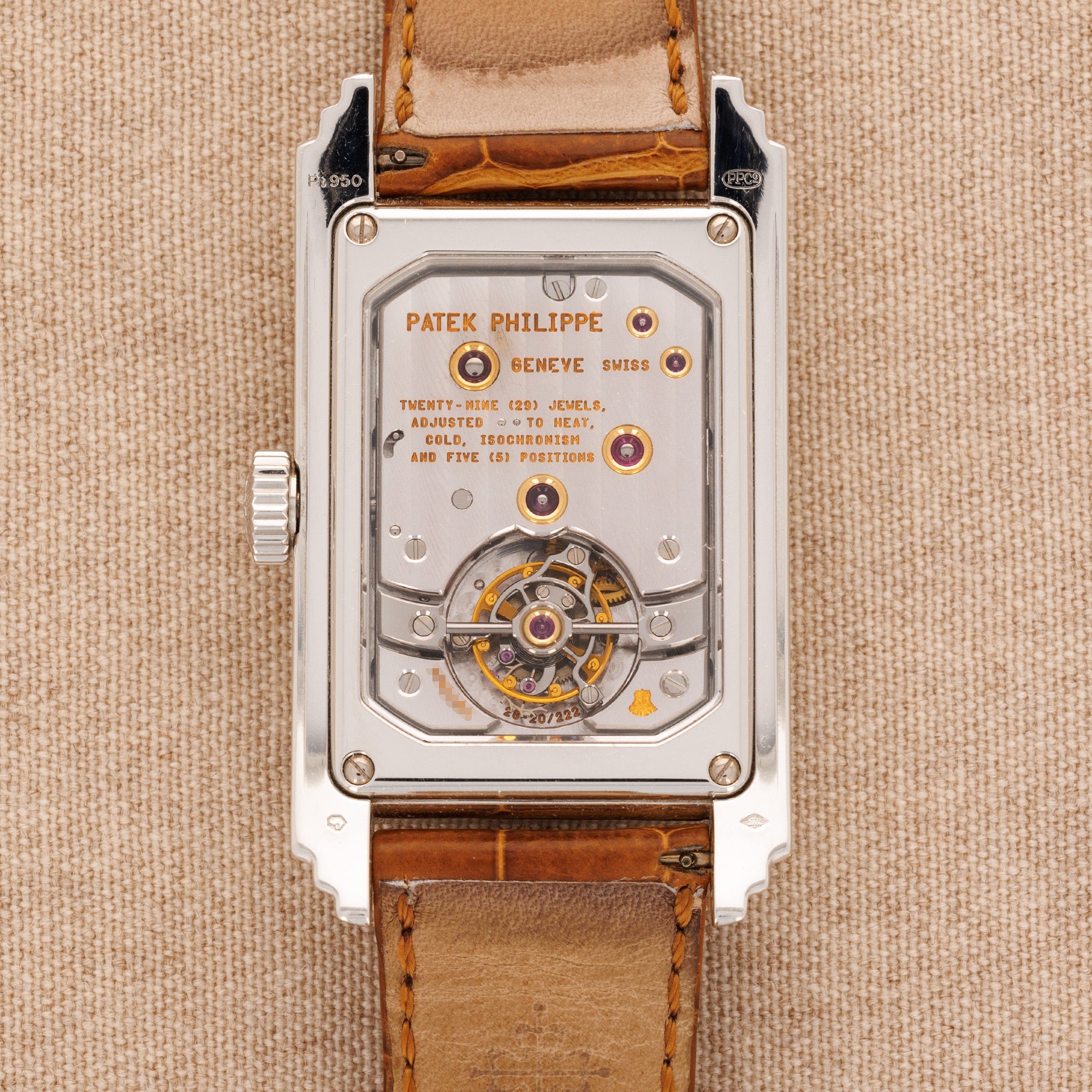 Patek Philippe Platinum 10 Day Tourbillon Ref. 5101P