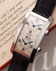 Cartier White Gold Cintree Dual Time Watch Ref. 2767 with Chinese Characters