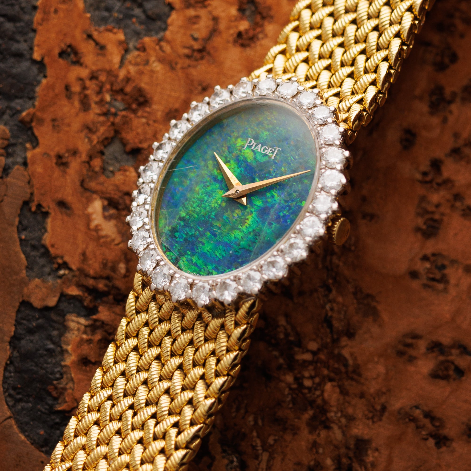 Piaget Yellow Gold and Opal Watch