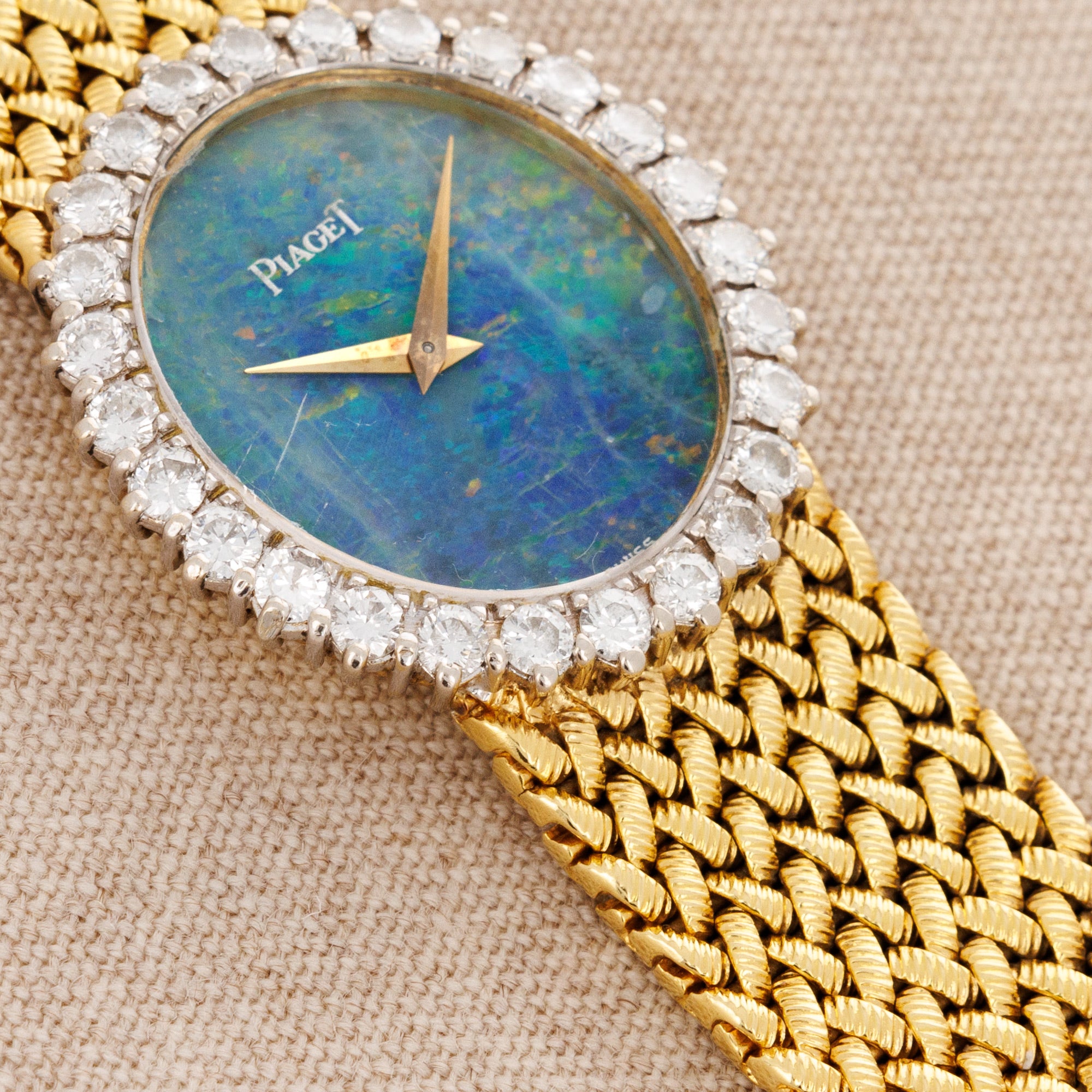 Piaget Yellow Gold and Opal Watch