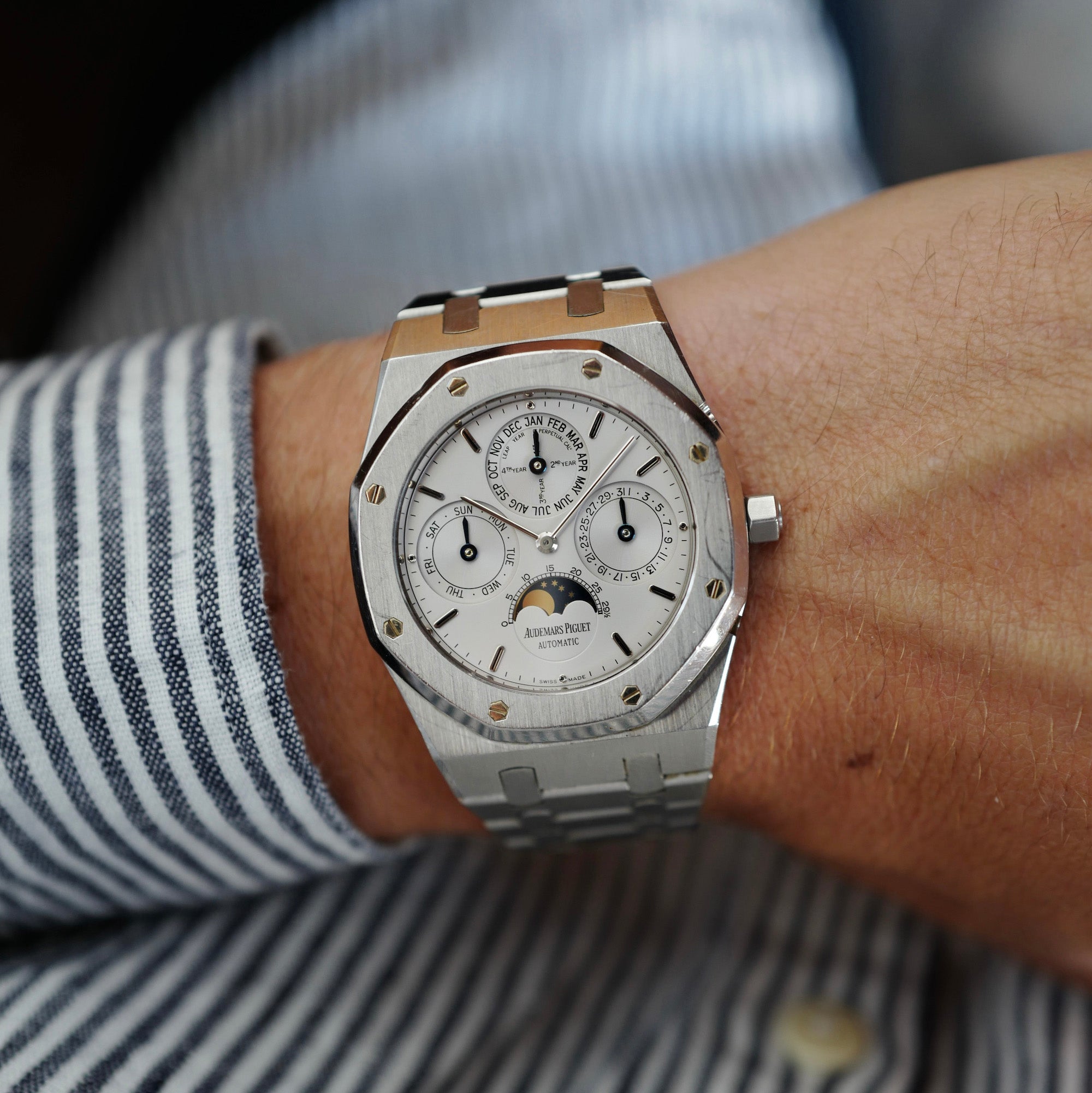 Audemars Piguet Steel Royal Oak Quantieme Perpetual Ref. 25820