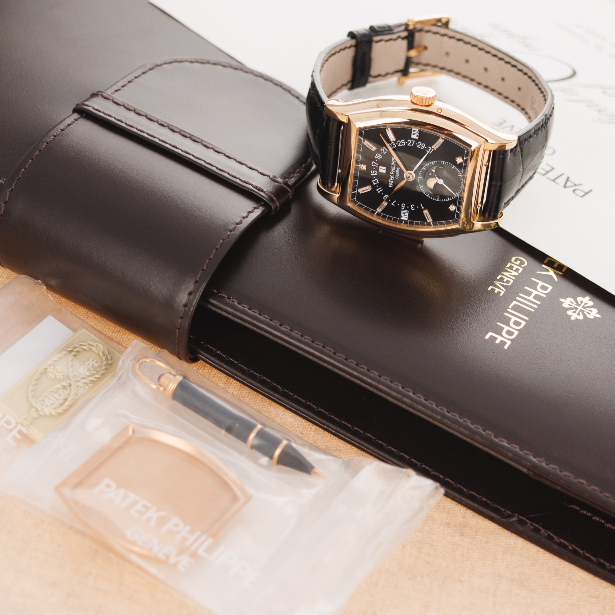 Patek Philippe - Patek Philippe Rose Gold Perpetual Calendar Watch Ref. 5013  (Private Sale) - The Keystone Watches